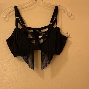 torrid Black Strappy Bikini Bralette